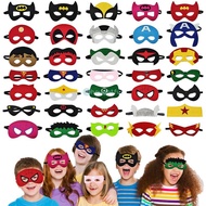Superhero Mask Cosplay Spiderman Hulk Captain America Mask for Kids Adult Halloween Christmas Birthday Party