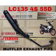 LC135 4S 55D V2-V4 MUFFLER EXHAUST PIPE EXZOS YAMAHA 100% ORIGINAL