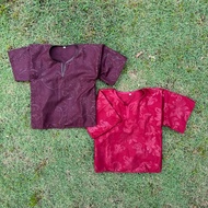 BAJU KEDAH/OPAH BUDAK PLAIN BERMOTIF (ALA CARTE)