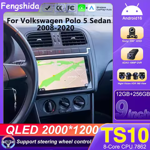 Android 16 Carplay For Citroen C2 C3 2002 2003 - 2006 Android Auto Radio GPS Navigation Multimedia P