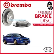 BREMBO Xtra Rear Disc Rotor (2pcs) - Subaru Impreza WRX'05 2.0,2.5 AWD