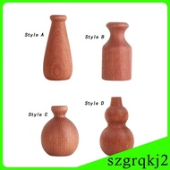 [Szgrqkj2] Plant Pot Holder Wooden Flower Vase Desk Organizer Flower Pot Planter Bud for