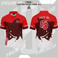 80th Indonesian Independence Day T-shirt Men's TopWanita/ 17 August 2025 Custom 3D full printing Art