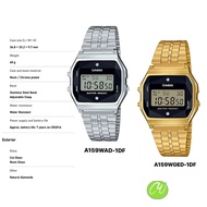 CASIO RETRO DIGITAL WATCH A159WAD-1 / A159WGED-1