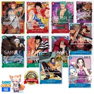 (JP) Original Op01 Sr Super Rare SEC Secret Luffy Zoro Shanks Yamato Crocodile One piece Boa Hancock