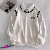 HomeFashion88 – GoodTaste Campus Set #3 | Sweater School Preppy + Celana Panjang Lounge (1 Set)