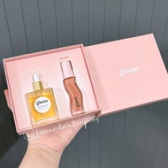 (NEW 2025) Nourishing Oil Set & Gisou Glossy Lip Gloss & Glazed Hair Lip Oil Gift Set