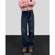 ECINOS - DENIM Straight Jeans | Women's Pants | Women's Jeans Seluar Jeans Perempuan Jeans Women