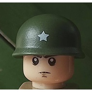 WW2 American one star general helmet (No head or soldier in the set)