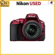 FromJapan[USED]Nikon Digital SLR Camera D5500 with 18-55 VRII Lens Kit, Red — 24.16 MP, 3.2-inch Tou