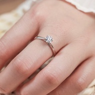 【低調簡約💍全網最低價✨】Tiffany & Co. 鉑金950 六爪鑽戒 11size 0.39ct VS1-I