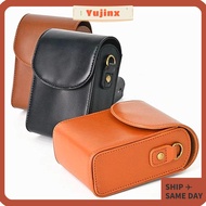 YUJINX Storage Bag, Adjustable Strap Portable Camera , Leather Shockproof Waterproof Photography Pou
