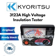 Kyoritsu 3123A High Voltage Insulation Tester ~ Original 👍 12 Months Warranty 👍 Ready Stock 🔥🔥