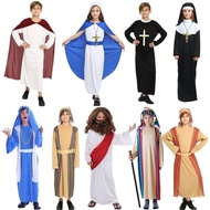 Halloween Nun Costume Adult Male Pastor Costume Caesar Gladiator Father Costume