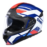 SMK GULLWING S01 N1 FLIP UP HELMET WITH CLEAR VISOR NAVIGATOR GRAPHIC P70R EX GL513