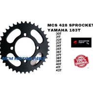 (Murah) Yamaha MCS Sprocket 428-183 Black Hitam