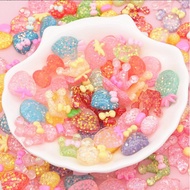 Sequin resin accessories flash powder fruit crown DIY cream glue slim children's hair accessories materials