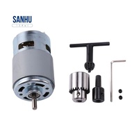 Dc 12-24V 775 Motor Electric Drill With Drill Chuck Dc Motor For Polishing Drilling Cutting