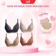 E472 bra, high quality thin foam, sexy and breathable lace design to help support the chest | 12 H A