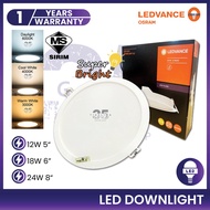 OSRAM LED Downlight UPGRADE 5 Inch 12W  6 Inch 18W  8 Inch 24W Recessed LED Ceiling Downlight Lampu 