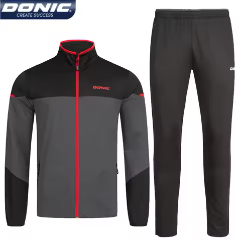 DONIC Table Tennis Clothing Suit Men Women Sports Jersey Workout Running Pants Spring Autumn Ping Po