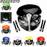 GUniversal Dirt Bike Headlight Motocross Supermoto Fairing For Honda Suzuki Kawasaki Yamaha CBR FZ1 