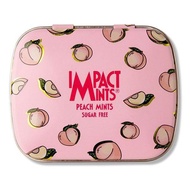 IMPACT MINTS Impact Mint Peach Mint 14g Mint tablets in a can with a cute peach design.Mint tablets 