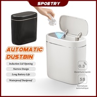 【🚚SPOETRY】7L/9L Automatic Dustbin Smart Slim Gap Sensor Dustbin Waste Bin Dustbin Trash Bin for Bath