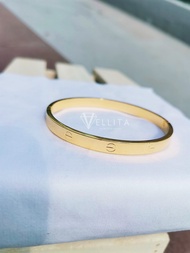 [VJ]Bangle “CT" 999.9 Bangkok Gold Plated D:6.0cmx5.5cm Bangles < GCT10/GCT11> {Gelang Tangan CT}