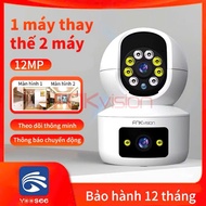 U19 FNKvision 8.0mp Yoosee binocular camera, 360 degree wifi camera, color night vision, 12 months