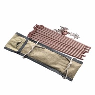 Campingmoon 80CM/107CM Tinggi Aluminium Aloi Hitam dan Gangsa Perkhemahan Luaran Tripod Api Unggun S