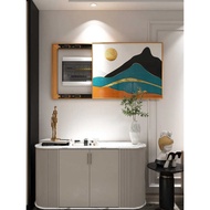 Electric Meter Box Painting Blocking Aluminum Alloy Sliding Pull Painting Home Electric Box Decorati