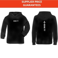 BOEING 777 Printed hoodie unisex
