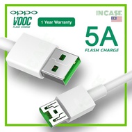 [LazChoice] [ORIGINAL] OPPO SUPER VOOC 5A Micro USB Rapid Cable Data Cable 1M  Super Quick Charge Cable USB Micro USB for OPPO Reno 2 3 4 F5 F7 F9 A Series Find X with SuperVOOC or VOOC