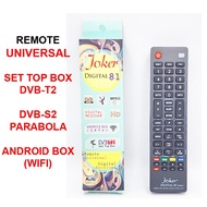 Remote Remote digitalJoker-81 receiver parabolic set top box dvb t2 android box wifi universal