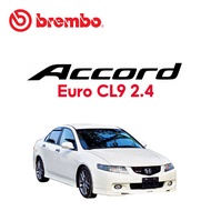 BREMBO Rear Brake Discs (2pcs) - H/D Accord Euro CL9 2.4