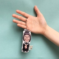 【客製】超可愛 學士服小人鑰匙圈 / 磁鐵      畢業禮物