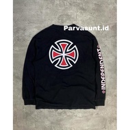 Longsleeve Independent Truck Cross Bar Graphic Tee Boxy