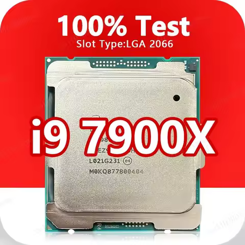 i9-7900X processor CPU 14nm 10 Cores 20 Threads 3.3GHz 13.75MB 140W processor LGA2066 For Desktop X2