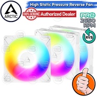 [CoolBlasterThai] ARCTIC P14 PRO REVERSE A-RGB PST WHITE (size 140 mm.) X3 Value Pack PC Fan Case ปร