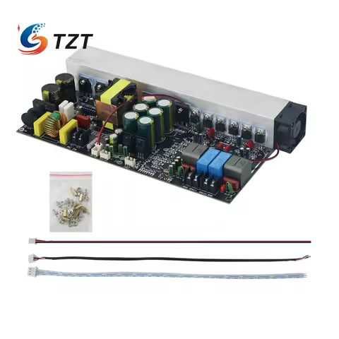 TZT YD1000W YD7120 500W+500W Class D Digital Amplifier Board Power Amp Board w/ Switching Power Supp
