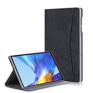 全城熱賣 - 適用於 Lenovo Tab M10 Plus 車線大理石布紋左右開平板皮套 帶卡槽&支架（黑色）