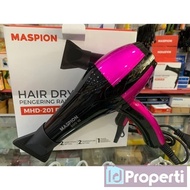 Maspion MHD201BP Hair Dryer 400W Alat Pengering Rambut Blower 1m ORI