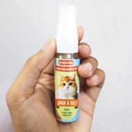 Demodex Spray Cat - Obat Demodex Kucing Anti Kutu Tungau Mites Kudis 30 ml