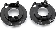 XEBRAD 2pcs H7 LED Headlight Bulb Retainer Adapter Socket Holder H7 Bulb Cap Base Bracket Mounting C