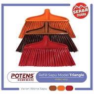 Triangle Broom Head Refill / Soft Silk Nylon Broom Head Refill