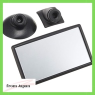 Napolex Broadway Car Auxiliary Mirror Chotto Mirror, 2-Way Mount, High-Reflective Aluminium, 1000mmR