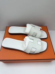Hermes Oran 拖鞋 白色 36 37 38 39