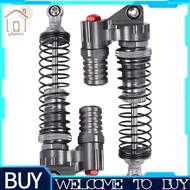2Pcs Aluminium Alloy 90Mm Absorber Shocks For 1/10 Scale Rc Rock Crawlers  Scx10 D90 Truck