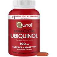 Coenzyme Q10 Soft Capsules 100mg, Q10 Super Coenzyme Q10 100mg-Superior Absorption-Coenzyme Q10 Acti